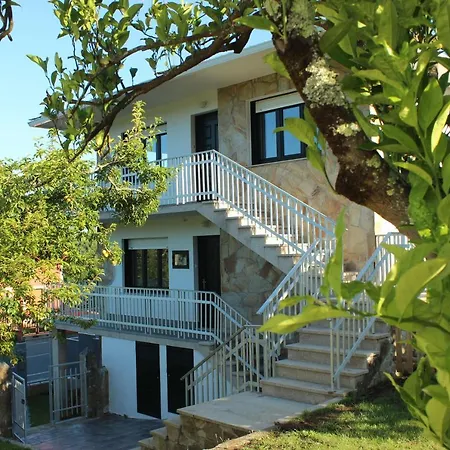 Bonita Vivenda Con Jardin En Playa Aguieira Apartman